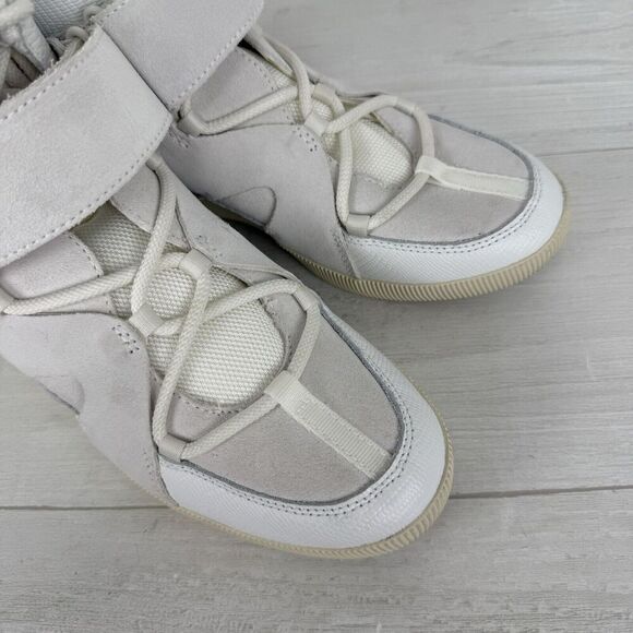 Sorel Out N About Sport Womens 10 Lace Up Wedge Boot Waterproof White Sneakers - Picture 7 of 11